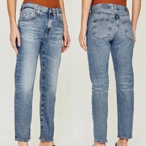AG Adriano Goldschmied Ex-Boyfriend Slim Jeans Light Wash Slouchy Size 26